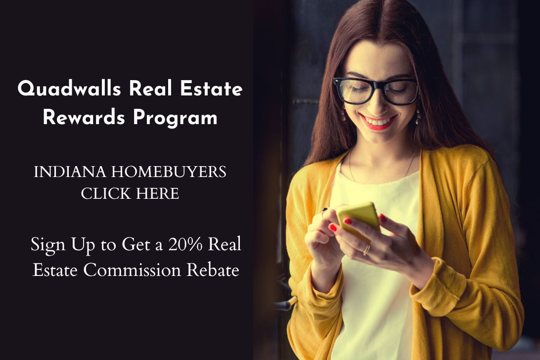 The Quadwalls Real Estate Team provides a real estate commission rebate to Northwest Indiana homebuyers.