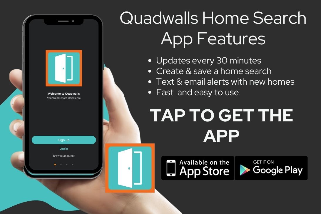 Homebuyers can download the Quadwalls Home Search app to find their new home in Northwest Indiana