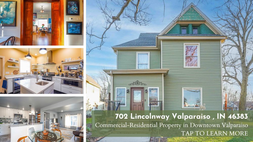 702 Lincolnway Valparaiso IN 46383 is a mixed use commercial property for sale in Northwest Indiana