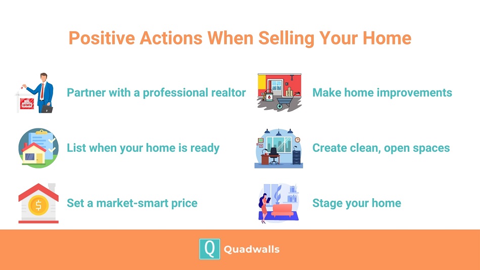 Positive Actions When Selling Your Home