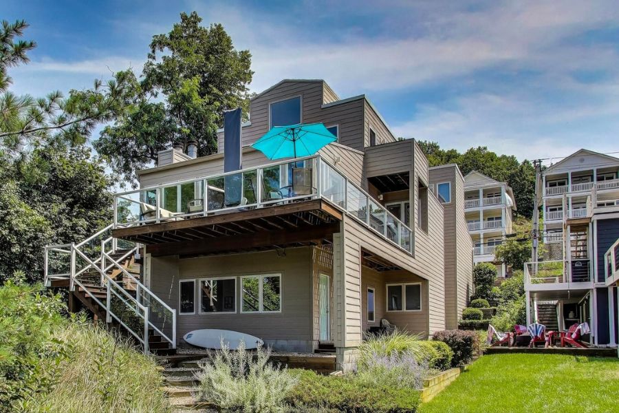 Luxury home sold in 2025 at 1852 Lakeshore Drive Michigan City, Indiana, one of the most expensive homes sold in Northwest Indiana.